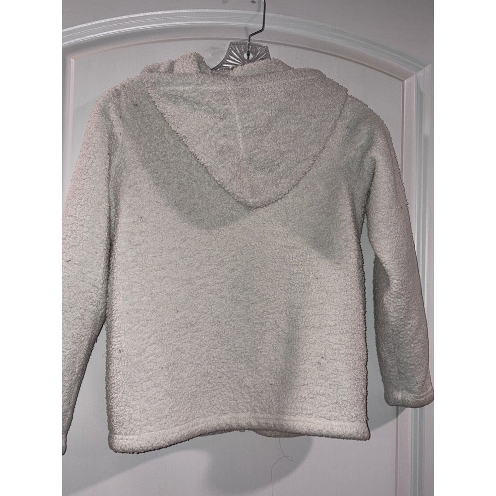 Patagonia‎ Girls Zipper Jacket White Medium Los Gatos Hoody Fast Shipping! - Picture 2 of 4